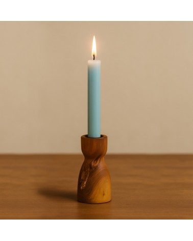 Olive wood Candle Stick Holder