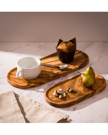 Olive wood Tray Small & Tray Large