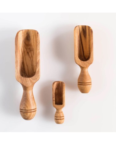 Olive wood Scoop Small - Scoop MM - Scoop GM