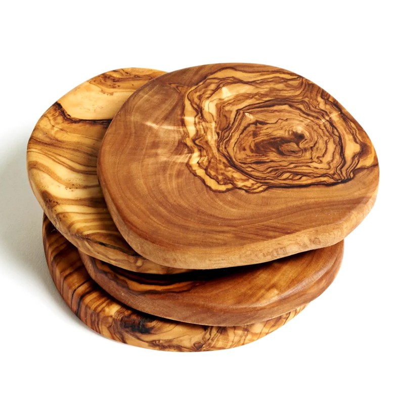 Olive wood Natural Coasters